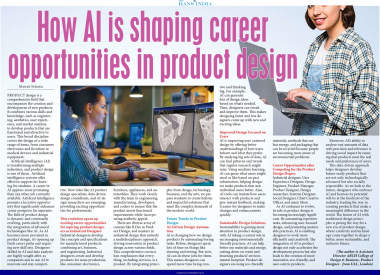 How AI is shaping career opportunities in Product Design : The Hans India 